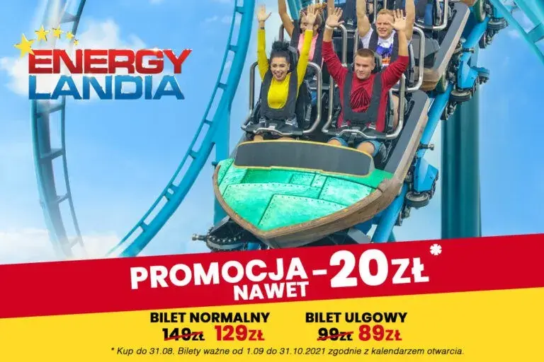 Ile kosztuje bilet do Energylandii? Aktualne ceny i zniżki 2023