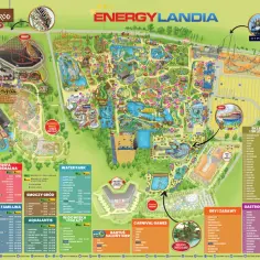 Energylandia: 133 atrakcje na 74 hektarach - pełna lista
