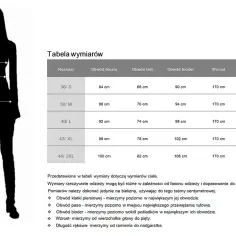 80 cm w pasie – jaki to rozmiar damski? L, XL czy coś innego?